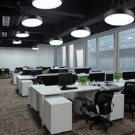 LED Round Pendant Lamp, Modern Office Pendant Light, Gym Internet Cafe Shop Mall Supermarket Industr