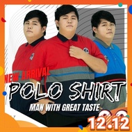 CY 5423 PLUS SIZE MAN CASUAL POLO COLAR SHIRT BIG SIZE / SHIRT COLAR SIZE BESAR 3XL 4XL 5XL 6XL 7XL