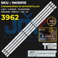 Backlight TV Mito 40 37 Inch 3962 HL-00400A28-1001S-01 A2  4*10 / HS-37D3006V1W8C1B73310M