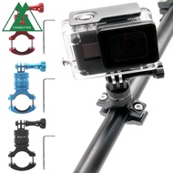 FORBETTER Bicycle Camera Holder Phone Mount Aluminum Alloy for Gopro Bracket Handlebar Stand Motorcycle Action Camera Mount 360 Swivel Clamp