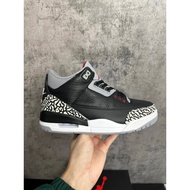 AJ3 Retro Basketball Shoes Ivory White North Carolina Blue Distressed Cement Flame Red Sunset Gradie