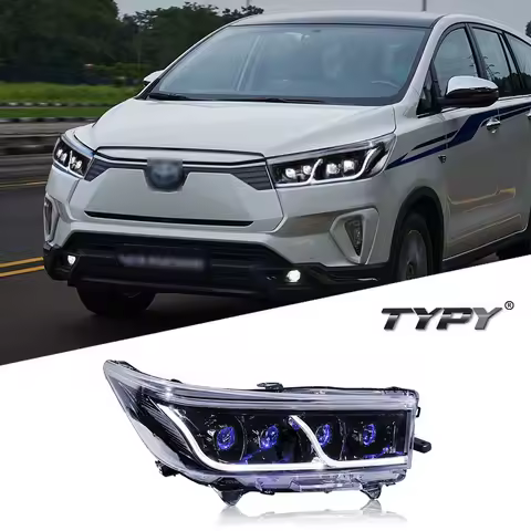 TYPY Car For Toyota Innova Headlight 2016-2024 Upgrade Modified to New DRL Dynamic Turn Signal LED H