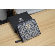 Tory Burch Tb6030 Tb6031# กระเป๋าสตางค์ มีซิป สําหรับผู้หญิง