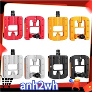 【A-NH】Liteplus Aluminum Alloy Bicycle Folding Pedals Anti-Skid Windward Small Wheel Folding Bicycle Pedals Bike Accessories