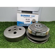 SUZUKI VS125 VS 125 AUTO CLUTCH REAR PULLEY ASSY COMPLETE SET CVT PULI PULLEY BELAKANG