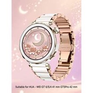 Ceramic Style Metal Watch Band, Compatible With Huawei GT6 41mm / GT5 41mm / GT5 Pro 42mm / GT4 41mm