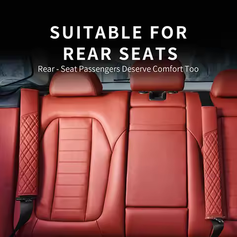 Seat Belt Cover Shoulder Protector Pad For Toyota SIENNA ALLION HARRIER Venza Estima Tarago Accesori