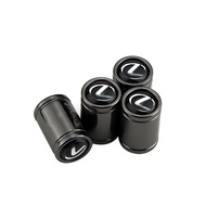 4PCS Metal Car Wheel Tire Valve Caps Tyre Rim Stem Covers For Lexus NX200t LX570 RX500T RX400 RX450