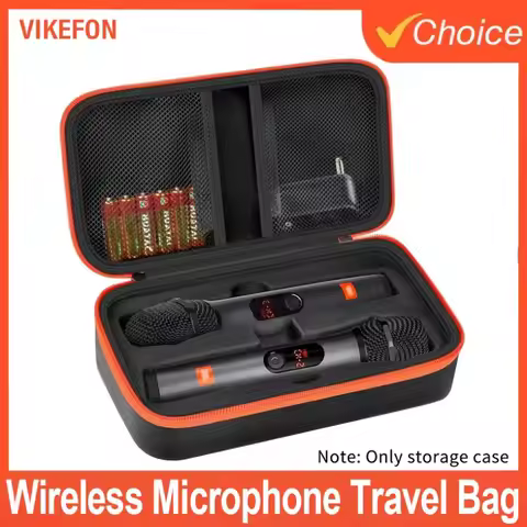 Mic Travel Bag For Wireless Microphone Case for JBL Wireless Two Microphone System Universal Handhel