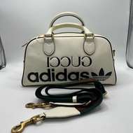 Gucci *adidas联名旅行包