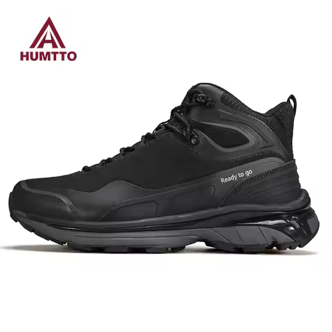 HUMTTO Hiking Shoes Men Outdoor Climbing Camping Hunting Boots Mountain Trekking Sneakers Tactical W