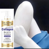 KRIM Whitening Collagen Body Lotion Bleaching Body Cream/ Pemutih Kulit Badan Ampuh Dan PermanenBrightening Body Lotion Whitening Body Cream /Body Bleaching 300ML