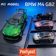 MJ Model 1/64 BMW M4 G82 Bearing Wheel Diecast car Car Model Simulation Alloy Diecast Car Children a