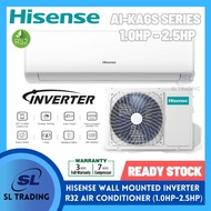 [INSTALLATION] HISENSE AI-KAGS (INVERTER) AIRCOND R32 (1.0HP, 1.5HP, 2.0HP, 2.5HP)