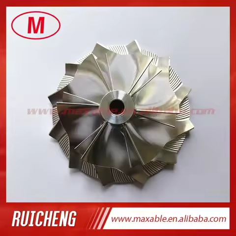 TF035 42.24/56.02mm 6+6 blades high performance turbo billet/milling/aluminum 2618 compressor wheel 