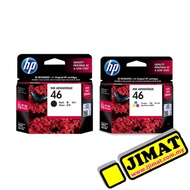 HP 46 HP46 HP-46 Original Ink Cartridge Black / Tri Color HP Deskjet Ink Advantage 2020HC 2029 2520H