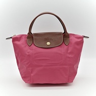 LONGCHAMP 桃紅色 尼龍 摺疊 水餃包 le pliage
