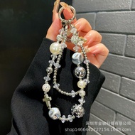 Mobile Phone Chain Beaded Mobile Phone Pendant Card with Buckle Wrist Type Mobile Phone Chain ccd Ca