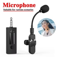 Mic Lavalier Plug And Play 2.4G Wireless Mic Rechargeable Aux Input Type C Charge Input Mic Blogger 