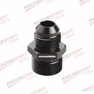 ADLERSPEED -8AN 8AN Male Flare To M22 x 1.5 Metric Straight Fitting Aluminum Black