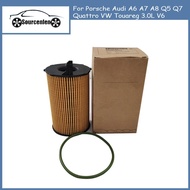 059198405 Engine Oil Filter for Porsche Audi A6 A7 A8 Q5 Q7 Quattro VW Touareg 3.0L V6 958.107.222.2