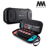 Nintendo Switch MUMBA 黑色 遊戲機配件防水收納袋 拉鏈保護套 外出攜帶保護硬盒 2341A