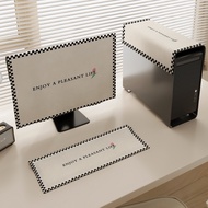 Desktop computer dust cover keyboard host monitor cover cloth three-piece all-in-one protective cove