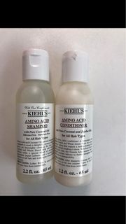 轉季之選， 全新 Kiehls Kiehl’s Amino Acid 洗髮系列， 有氨基酸護髮素及氨基酸洗髮水， 售$105包郵