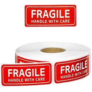 FRAGILE Sticker Size 2.5x7.5 Cm.(1x3 Inches) 500 Pieces