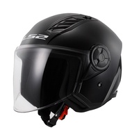 LS2 Helmets OF616 Airflow II Solid Gloss Black - หมวกกันน็อคเปิดหน้า
