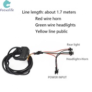 Electric Bike Light Ebike Weight Electric Bike Wire Length Front And Rear Lights