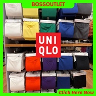 Original tshirt Uniqlo T shirt Dry Crew Neck Men plain baju kosong lelaki