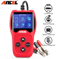 ANCEL BA201 เครื่องทดสอบแบตเตอรี่รถยนต์ 12V เครื่องวิเคราะห์ 100-2000CCA เครื่องมือทดสอบการสตาร์ท กา