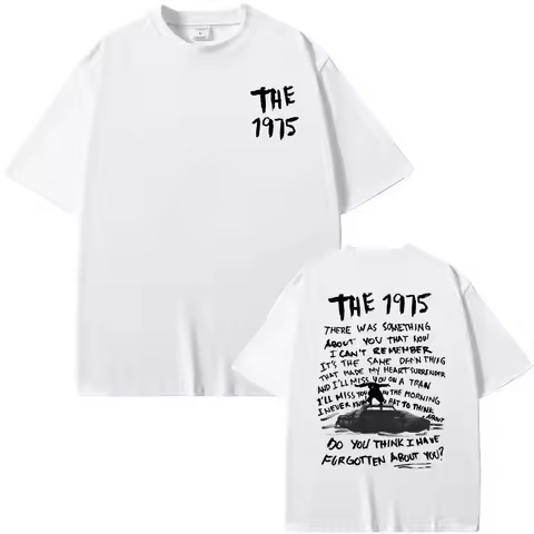 The 1975 about You Graphic Print T-shirt Being Funny in A Foreign Language Album Tshirt Men Women Hi
