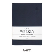 2026 Official A5 Weekly Diary แพลนเนอร์รายสัปดาห์ไซส์ A5 ลิขสิทธิ์แท้ INDIGO