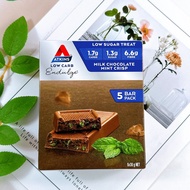 *** Happy Spring ** Atkins Low Sugar Milk Chocolate Mint Crispy Bar|High Fiber Carb Refreshing X Fra