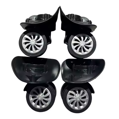 4Pcs Suitcase Wheels Luggage Spinner Caster Silent Luggage Wheels Replacement Wheels Customs Box Tro