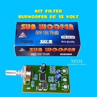 KIT FILTER SUBWOOFER DC 12 VOLT
