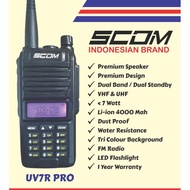 HT WALKIE TALKIE HANDY TALKY HT SCOM UV7R PRO VHF-UHF REPEATER HT ORIGINAL DAN TERPERCAYA