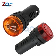 AD16-22SM Flash LED Alarm Buzzer Indicator Light Signal Lamp Flash DC 12V 24V AC 110V 220V LED Light