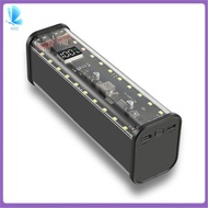 21700 DIY Case Supports 4x21700 Batteries PD20W Powerbank Case LED Screen Transparent Battery Storag