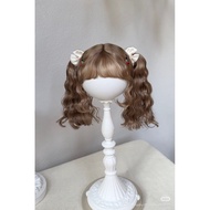 Blythe Doll Hard Cap Wig – Golden Brown Malalon Bundle Hair