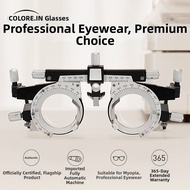 COLORE.IN | Ultra Lightweight Glacier Gray Korean Style Large Frame Eyeglasses