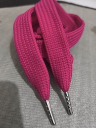 tali sepatu gemuk 2 cm pink fanta ujung besi