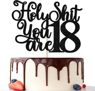 1Pack Happy 18th Birthday Cake TopperCheers to 18 Years Cake Decor Funny 18th Birthday Decorations S