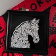 New Year's Handmade Mother-of-Pearl Painting diy Material Handmade Feel Pearl Intangible Cultural He