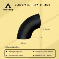 (WHOLESALE) 3 inch Iron Pipe Elbow | Elbow Knee Pipe