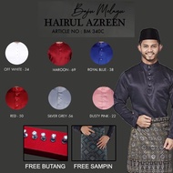 baju melayu slim fit hairul azreen jakel FREE Sampin& Butang