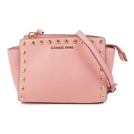 Michael Kors 牛皮皮革Shoulder Bag金扣手挽肩背兩用袋