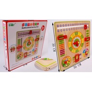 English wooden board learn while playing, play to learn